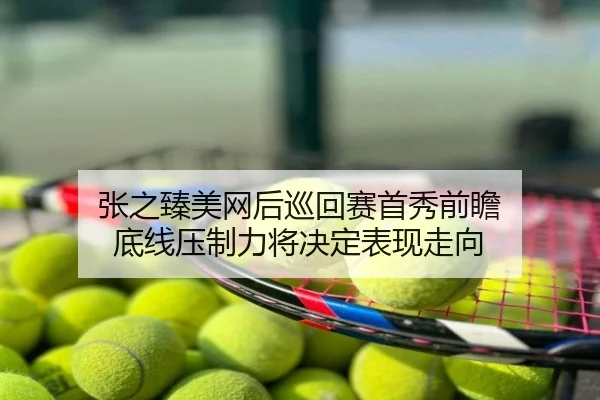 张之臻美网后巡回赛首秀前瞻 底线压制力将决定表现走向